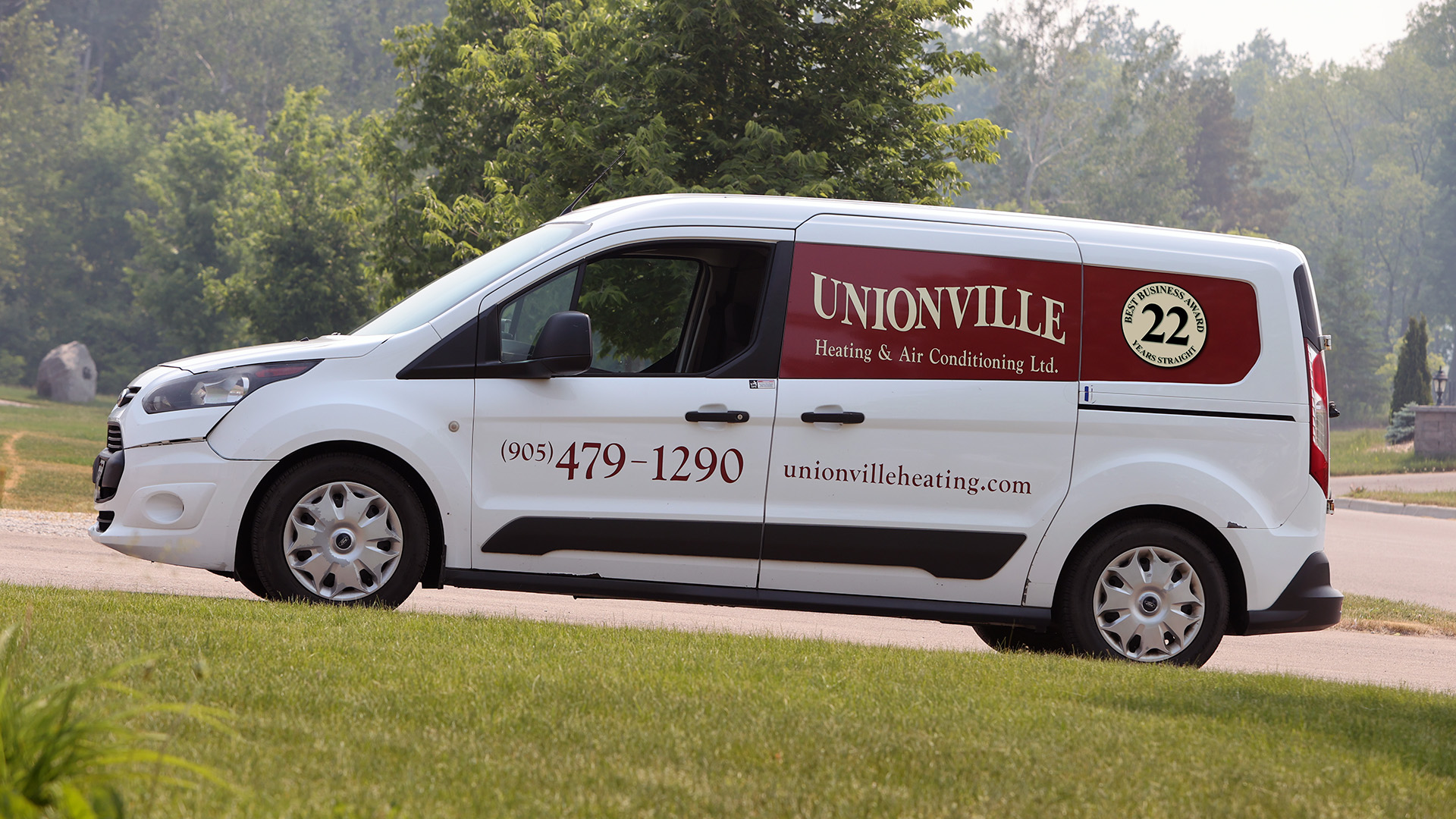 Unionville Heating and Air Conditioning service van BBA 22