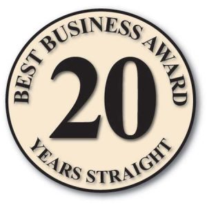 Unionville Heating Best Business Award 20yrs